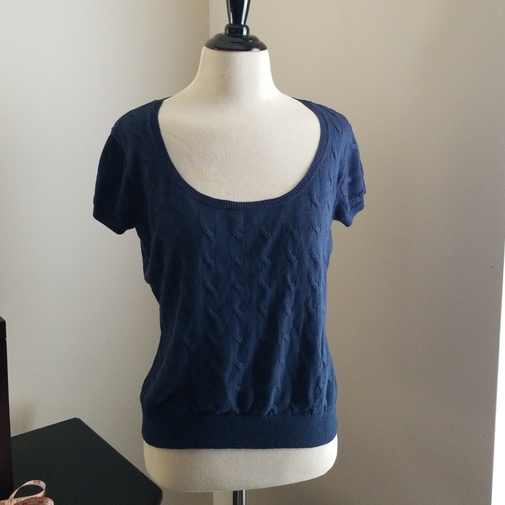 Blue spring sweater